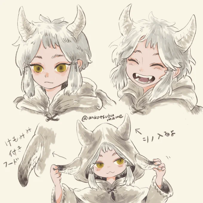 #みなさん去年の今頃はどんな絵描いてましたか 
こんなんだったのか…
このツノっ子はちょっとお気に入りなのでまた描きたいな。 