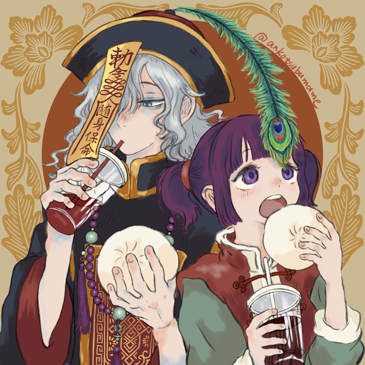 #みなさん去年の今頃はどんな絵描いてましたか 
こんなんだったのか…
このツノっ子はちょっとお気に入りなのでまた描きたいな。 