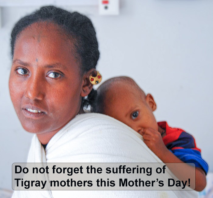 TonyMaganaNS's tweet photo. I pray this Mother's Day the world does not forget the suffering of Tigray's mothers! This mother and her child had life saving surgery at Mekelle's Ayder Hospital now closed by the Ethiopian blockade. Their current fate unknown? #Mothersday #TigrayGenocide #TigraySiege #Ethiopia https://t.co/M2ltRbJP87