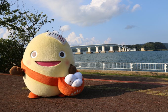 Wakura Onsen Meet the Mascot "Wakutama-kun"