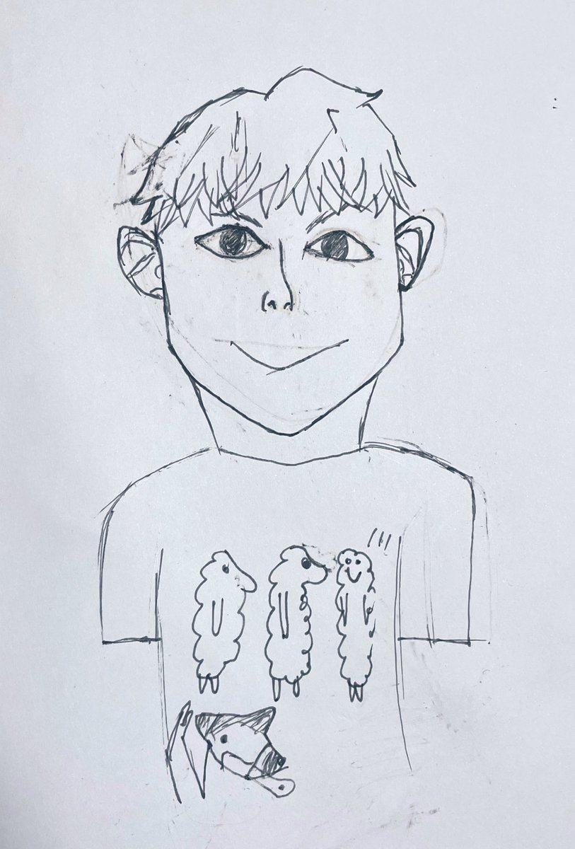 今月6歳になる次女と8歳長女から母の日🙌
次女のゆるふわ系画風の中ではかなりカッコ良く描いてくれていて嬉しい😊眉毛が良い!✨
長女は何度も描き直してくれて、今までの中で1番似顔絵を意識してくれた様に思うなぁ。目元が惹きつけられる!✨
Tシャツの再現度もナイス🐾
#今日の群青家
#母の日