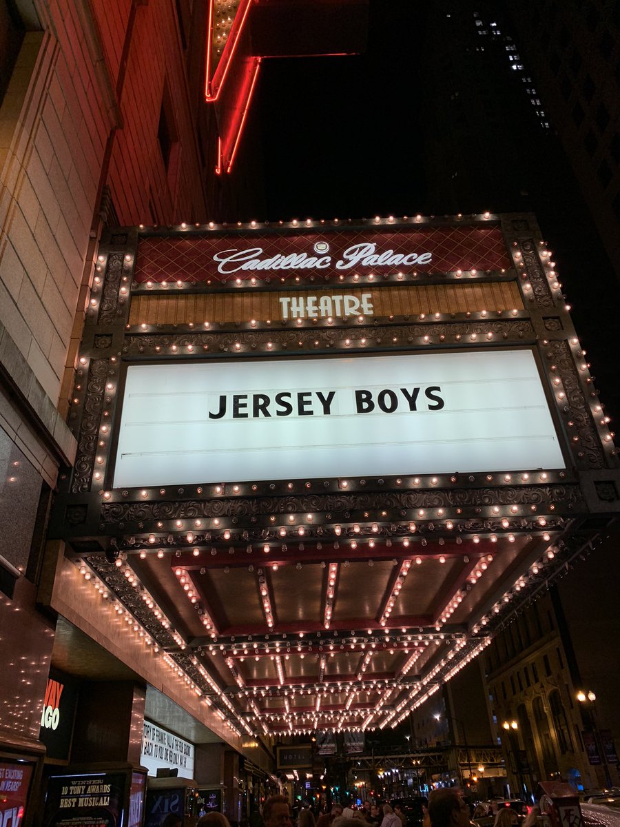 All the way from Canada to Chicago just to see <a href="/JerseyBoysInfo/">Jersey Boys</a> tonight! 

Ces Soirees-La 🎶
#Theatre #Musical #Chicago <a href="/kari_osom/">karina osorio</a> <a href="/Mateo_Cuellar15/">Mateo</a>