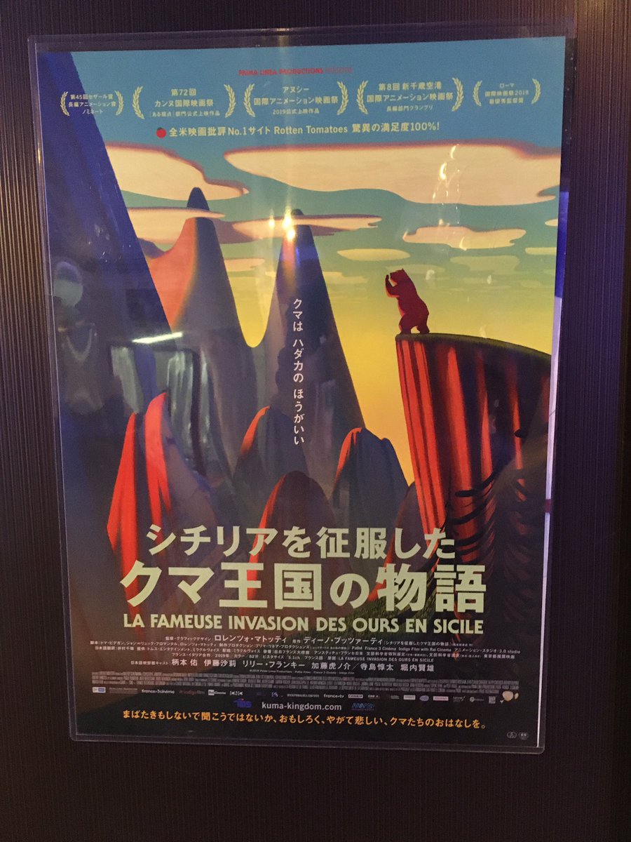 Tweets With Replies By 映画 シチリアを征服したクマ王国の物語 Kuma Kingdomjpn Twitter