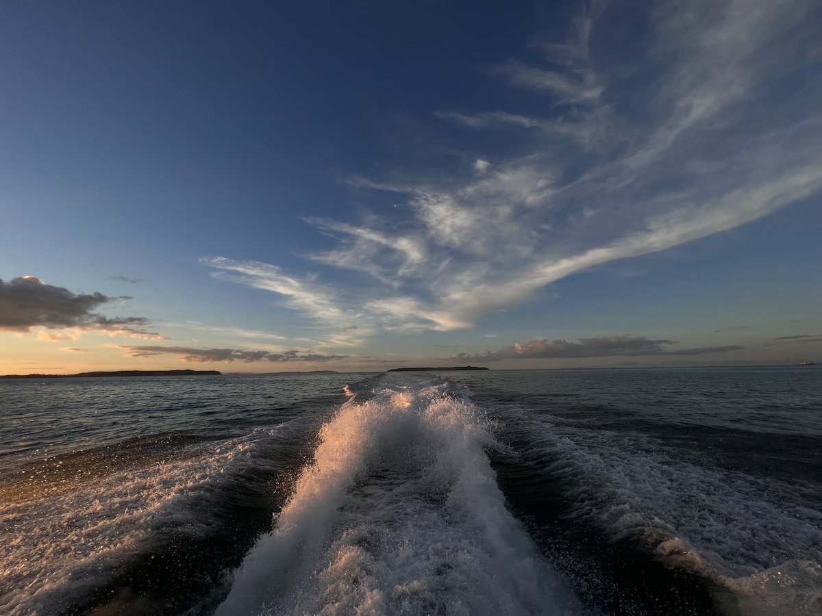 Stunning end of the day in the Hauraki