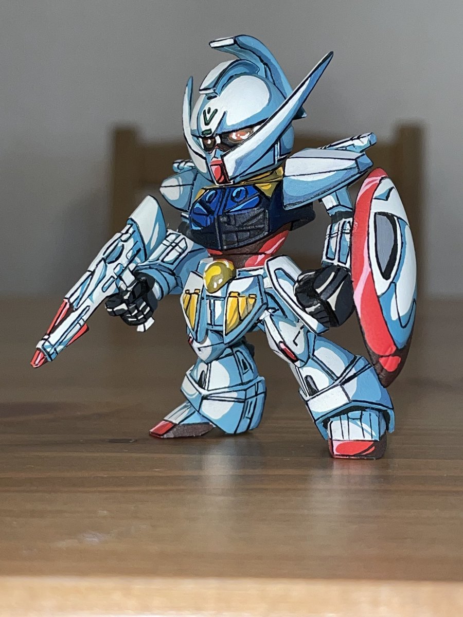 ーガンダム ガンダムコンバージ イラスト風塗装 T53l2 M ターンエーガンダム いただき