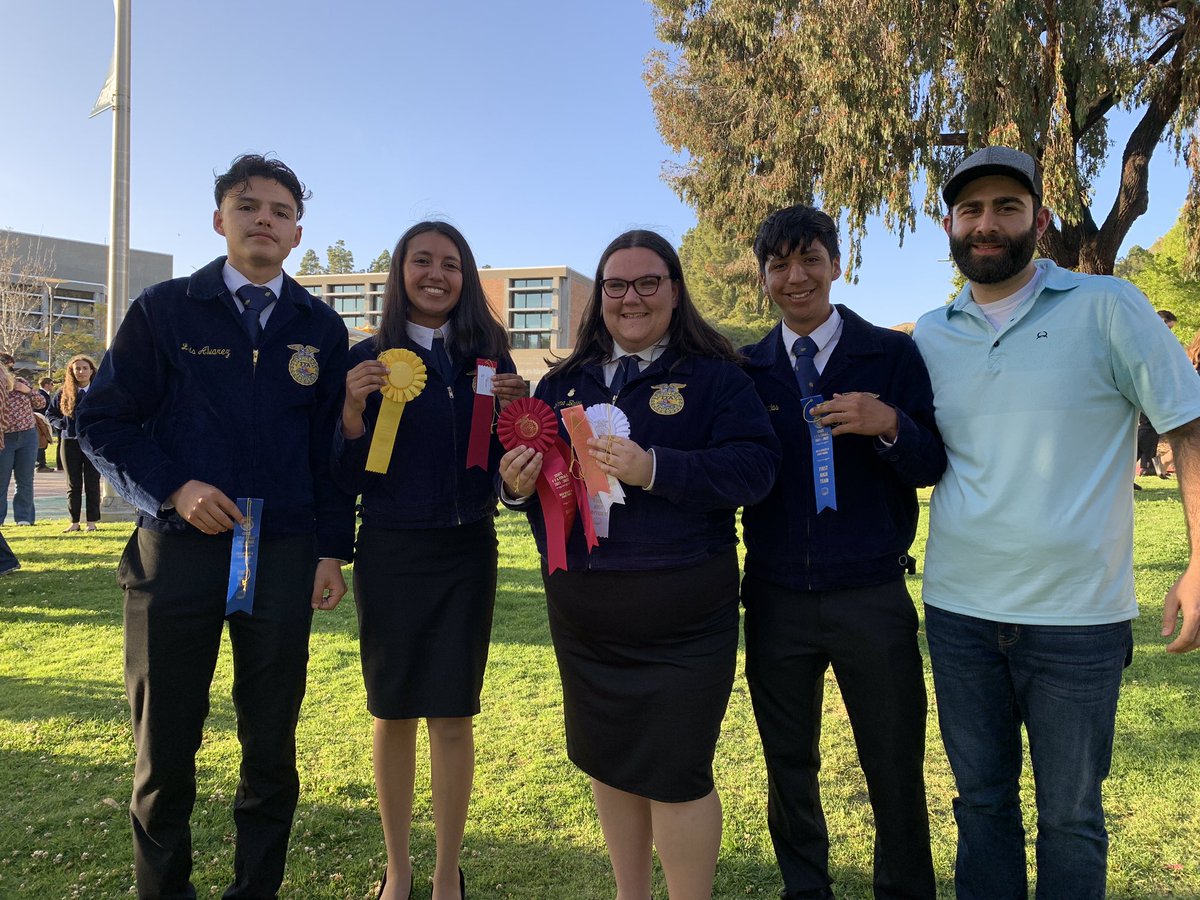 Congratulations to our Dairy Products team! After an exciting season, they placed 2nd in the State! Jenna Bates placed 3rd overall and Neveya Villa placed 5th.