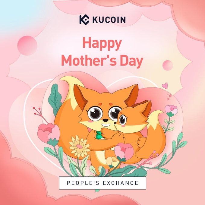 KuCoinGerman's tweet photo. Einen wunderschönen #Muttertag! 
Postet euer perfektes 🎁 Geschenk und macht mit beim Muttertags 💸Gewinnspiel. 

https://t.co/FfVY88L4rp

@coinkit_ mon 10 500 BTC https://t.co/ElHG3M0old