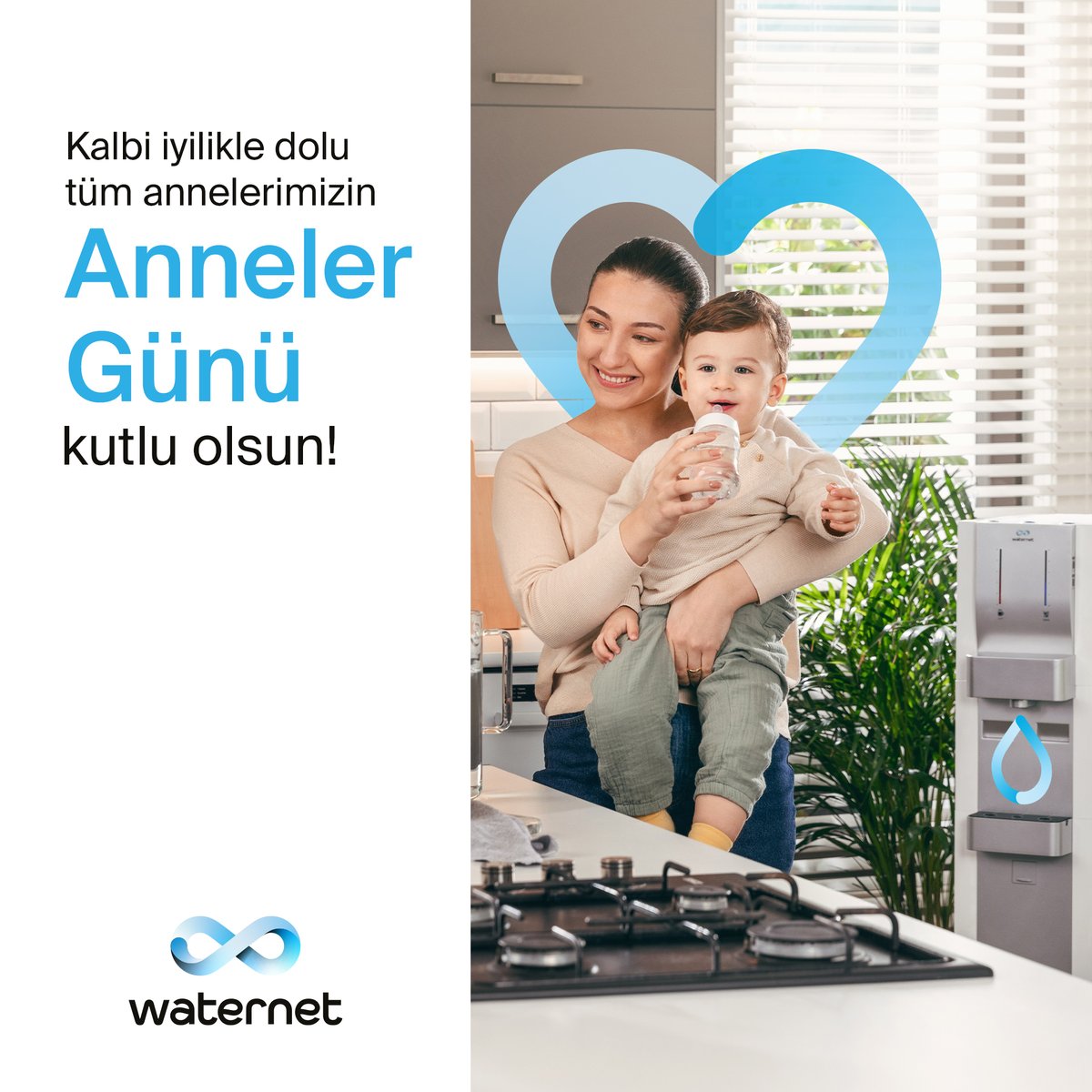 Attığımız her adımda yanımızda olan, sonsuz sevgisi ve şefkati ile sarıp sarmalayan, kalbi sımsıcak iyiliklerle dolu annelerimizin Anneler Günü kutlu olsun! ❤️ 🤱 

#Waternet #AnnelerGünü #Anne