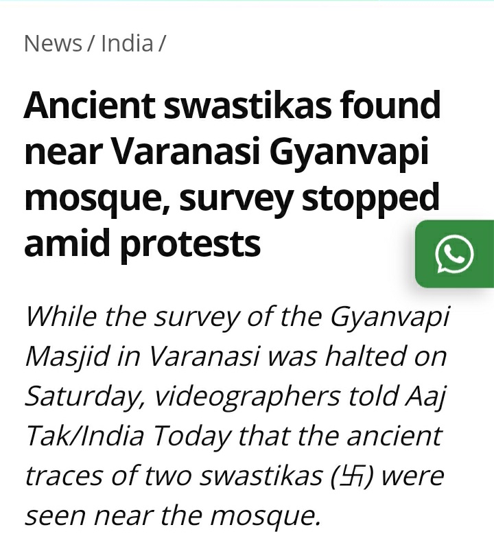 DivyaSoti's tweet photo. This mosque needs to be sealed immediately for preservation of evidence. Islamists can obliterate such signs. https://t.co/1IToZGNdMz