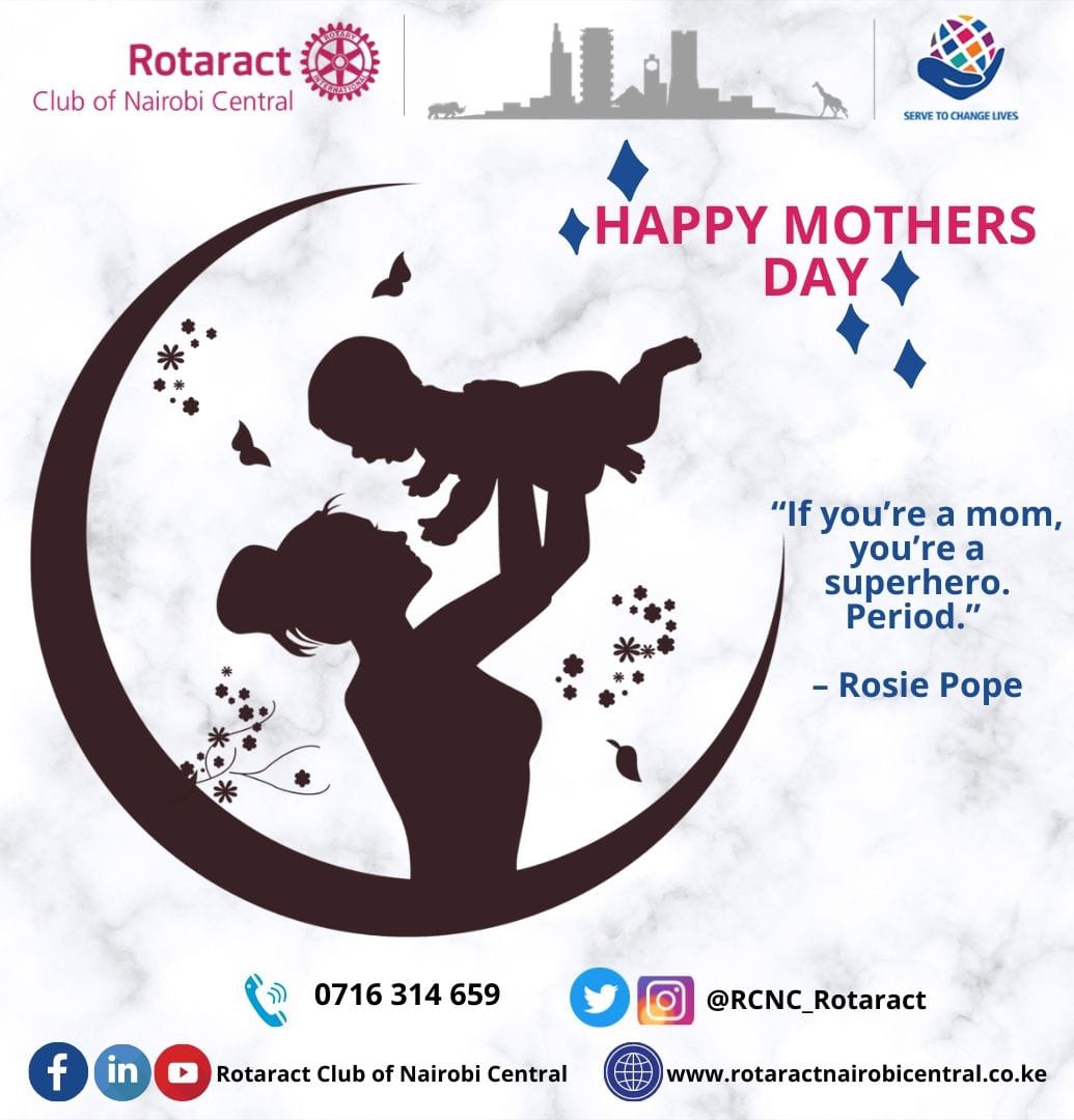RCNC_ROTARACT's tweet photo. Happy mother's day 🌹 to all mothers. "If you're a mom, you're a superhero period." Rosie Pope
#MothersDay
#MotherDay2022
#lovemom
#HappyMothersDay2022
#HappyMothersDay
#BeRCNC
#ServiceAboveSelf https://t.co/uoas67XDJR