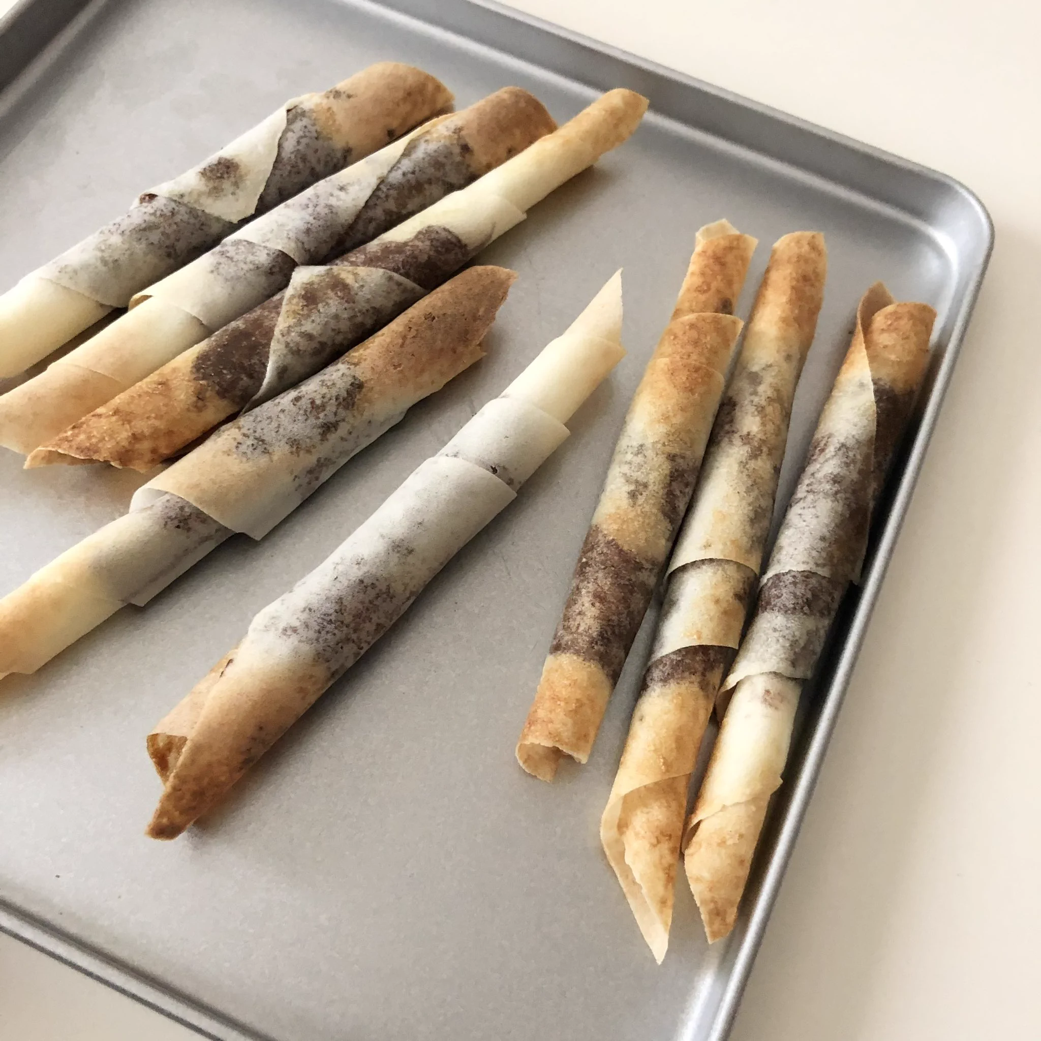 春巻きの皮で出来るちょっとしたスイーツが美味しそうなのだが‼