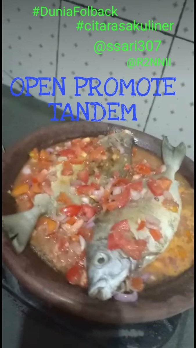 🎀💜OPEN PROMOTE TANDEM💜🎀

Sahabat NKRI🇮🇩 yg ingin nambah pertemanan yuk daftar disini🙏

#DuniaFolback
#citarasakuliner

❤️🔁Rep

🐟Sambal Gami Ikan Bawis Khas Bontang🐟 

Follow⤵️
<a href="/ssari307/">S@Ri</a> 
@R2NNII

Cc:
<a href="/SriMujiAstuti8/">Okra77🇲🇨</a> <a href="/ChaeroniNiniex/">mba niniek</a>
@RetroReb0rn <a href="/K444Dhek/">Rusdi Kadhek</a> 
<a href="/khoirudinMboys/">Khoirudin_Mboy's</a>