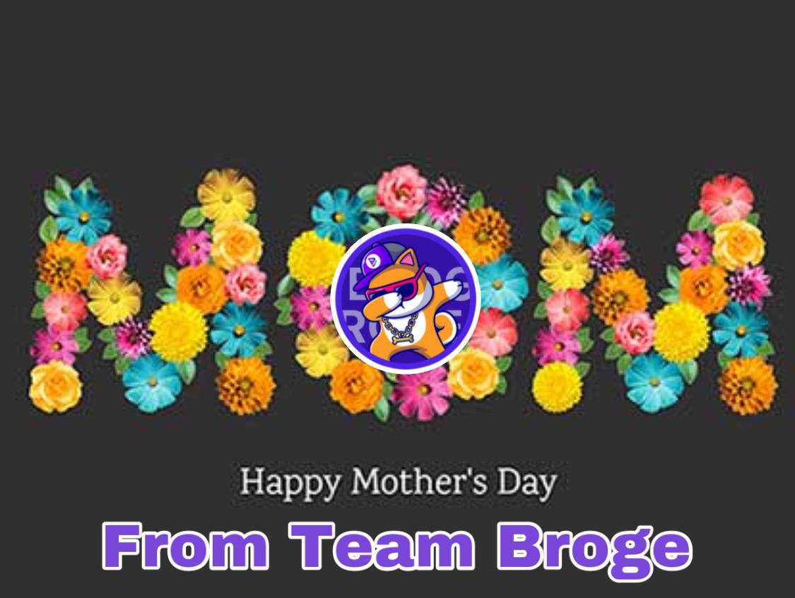 BrogeOfficial's tweet photo. We would like to wish all mothers out there A Happy Mothers' Day!
From Team Broge!

#BRISEZILLA #BRZILLA #BRC20 #BRISE #BITGERT #BRISECHAIN #SHIBA #BABYDOGE #KISHUINU #SHINJA #SAITAMAINU #DOGE #PITBULL #BTC #ETHEREUM #BINANCE #CARDANO #SOLANO #DOKEN https://t.co/j2tvdna5pO