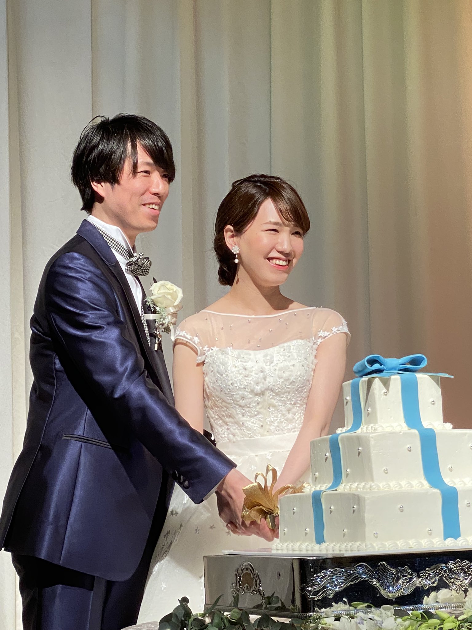 Satoshimori 森敏 教え子の結婚式に出席中 幸せだなぁ T Co Eoyephv4vw Twitter