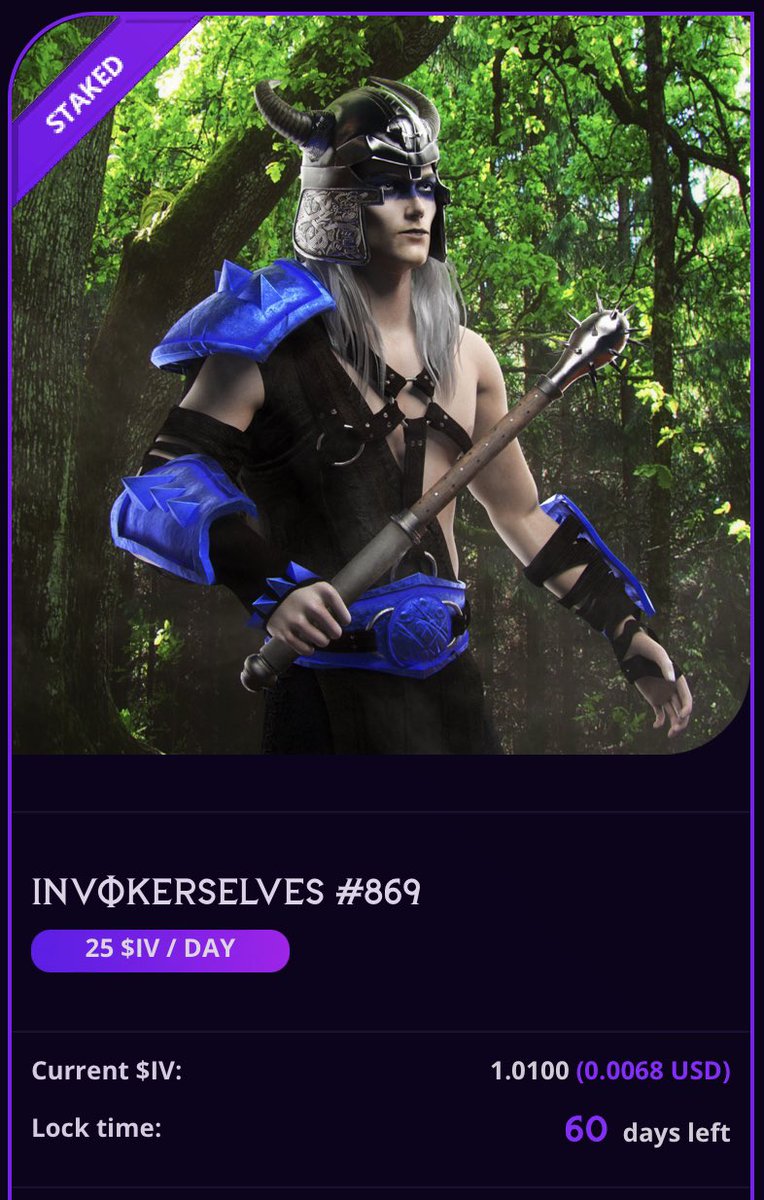 SiNftGod's tweet photo. Ok I think I’m done for now but can’t promise. 🤣 this project is just too good. Can’t wait for the game & #utility that’s coming. #invokerselves #invokersnft #InSamWeTrust #NFT #NFTCommunity #IVtoken https://t.co/VOdcJfevpT
