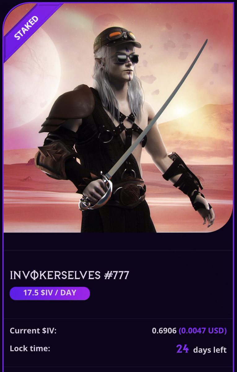 SiNftGod's tweet photo. Ok I think I’m done for now but can’t promise. 🤣 this project is just too good. Can’t wait for the game & #utility that’s coming. #invokerselves #invokersnft #InSamWeTrust #NFT #NFTCommunity #IVtoken https://t.co/VOdcJfevpT