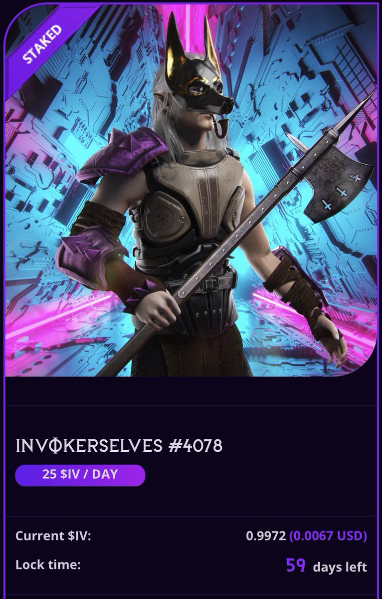 SiNftGod's tweet photo. Ok I think I’m done for now but can’t promise. 🤣 this project is just too good. Can’t wait for the game & #utility that’s coming. #invokerselves #invokersnft #InSamWeTrust #NFT #NFTCommunity #IVtoken https://t.co/VOdcJfevpT
