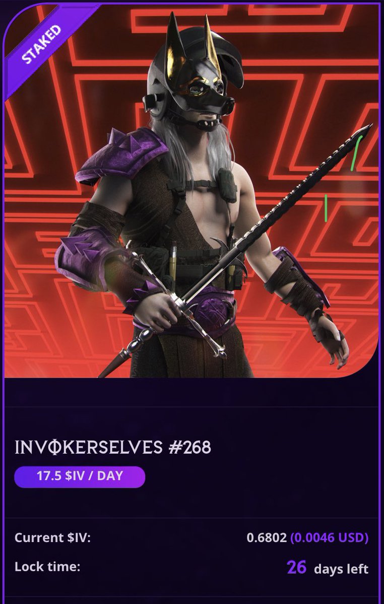 SiNftGod's tweet photo. Ok I think I’m done for now but can’t promise. 🤣 this project is just too good. Can’t wait for the game & #utility that’s coming. #invokerselves #invokersnft #InSamWeTrust #NFT #NFTCommunity #IVtoken https://t.co/VOdcJfevpT