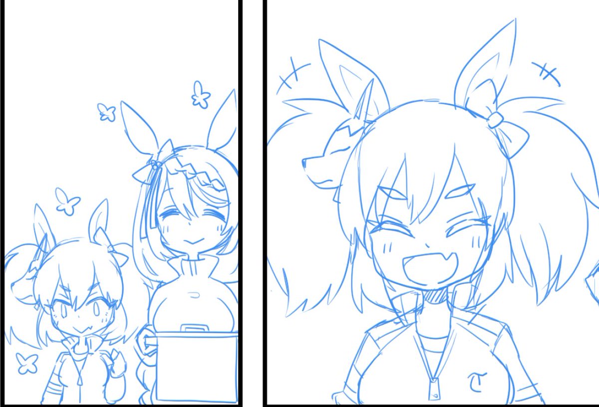 描きかけイナリちゃ 