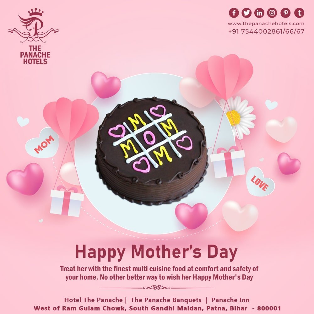Hotelthepanache's tweet photo. Treat her with the finest multi cuisine food at comfort and safety of your home. No other better way to wish her Happy Mother's Day.
#HappyMothersDay22 #mothersloveisunconditional #motherslove #mothersday #MothersDaySpecial #hotelpanache #panacheinn #panachebanquets #Patna #Bihar https://t.co/45WP4rE1o1