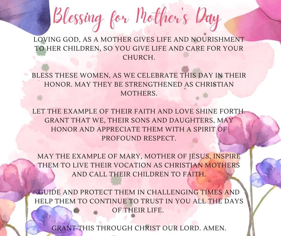BishopBambera's tweet photo. On this Mother's Day - we pray for all of our mothers, grandmothers, Godmothers, adoptive mothers, mothers who have lost a child, those who wish to serve as mothers, and for those mothers who have died. https://t.co/IBn7om8x9f