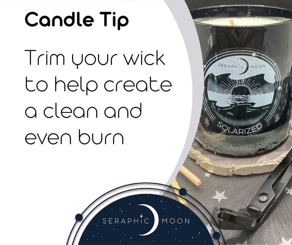 Candle Tip 🤩
Trim your wicks - this will help give a clean burn 🔥 🌙

✨ Giveaway✨ The next customer to order a candle will receive a free pair of wick trimmers in their parcel ✨
#loveyourcandle #trimyourwicks #candletip