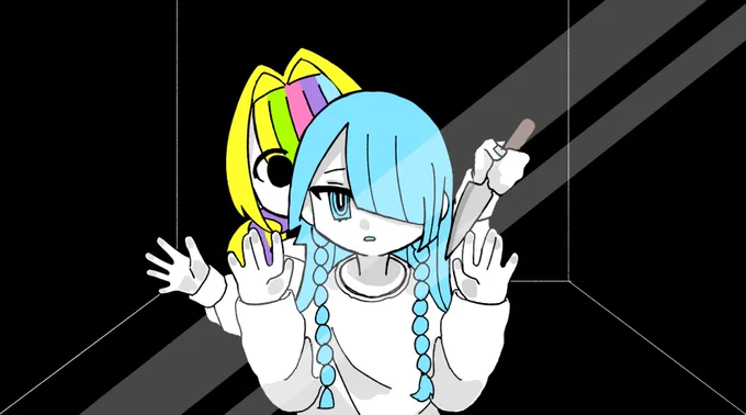 絵が可愛いホラゲ作ってる!みて!可愛い!!!????? 