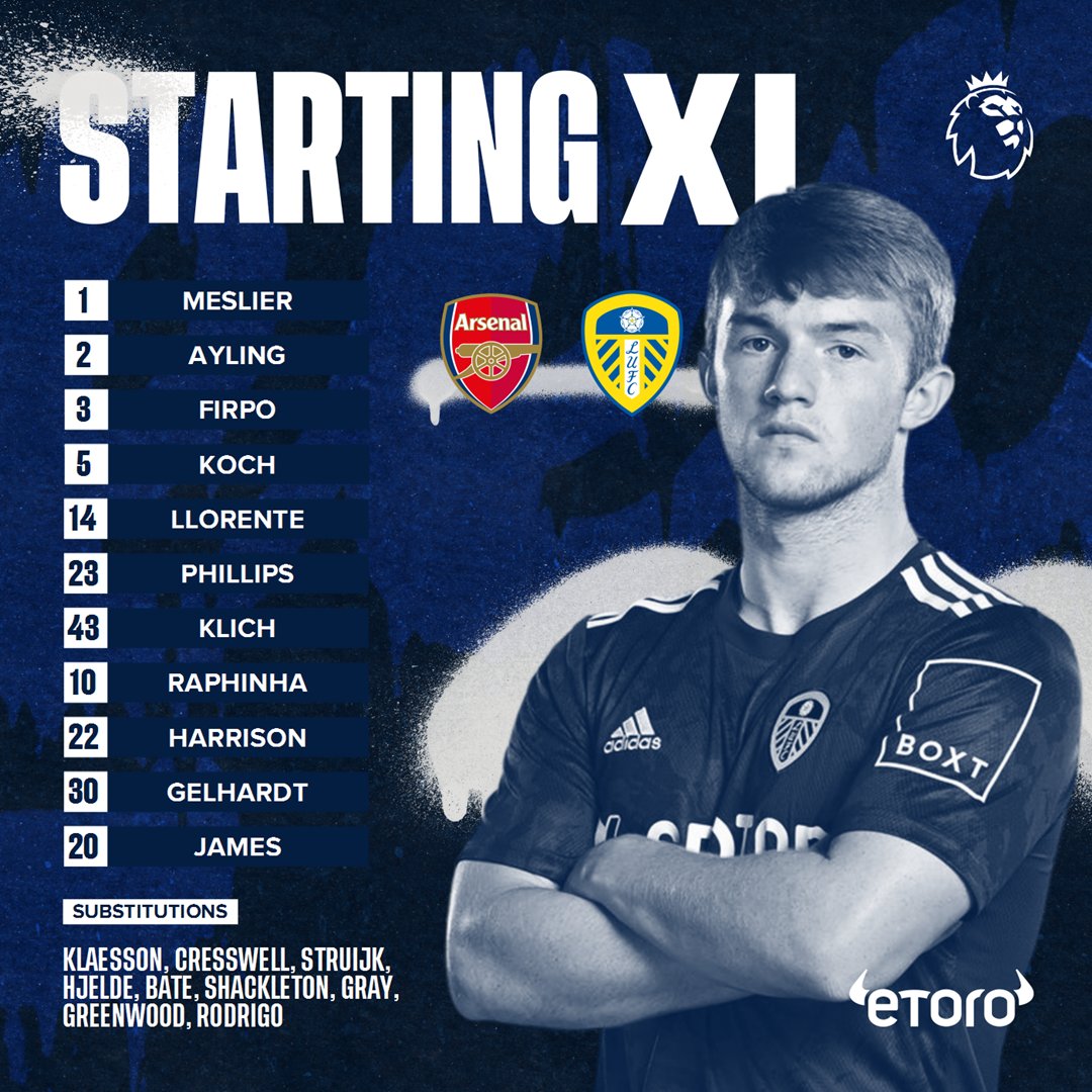 📋 Your #LUFC Starting XI!