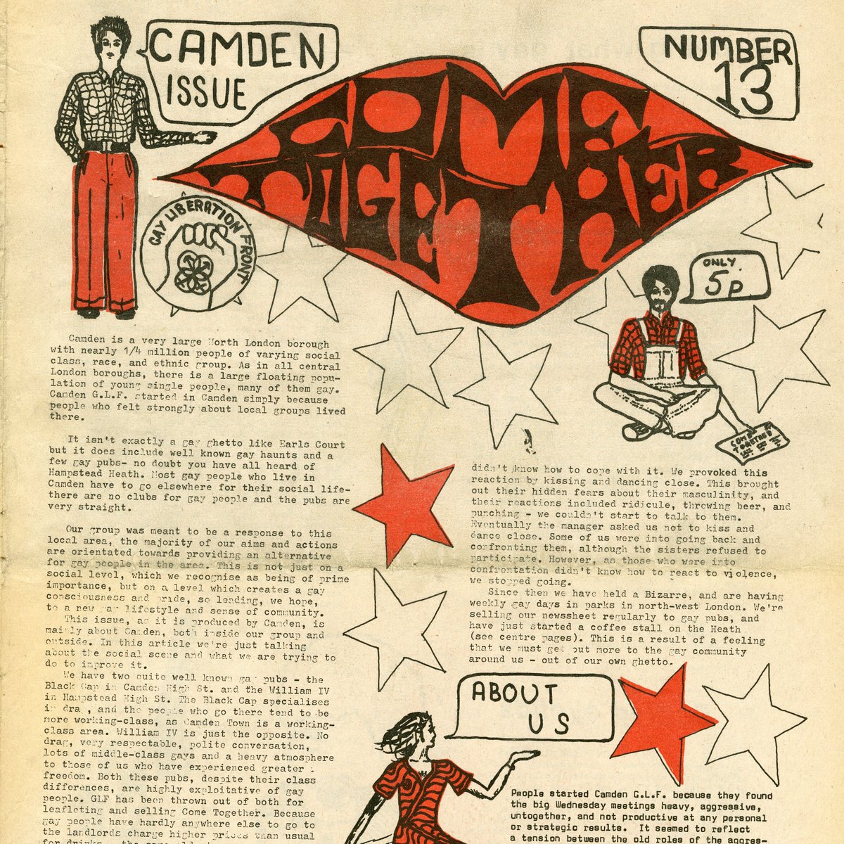 The ENTIRE run of the Gay Liberation Front's newspaper Come Together is now digitised and available for everyone to browse online <a href="/BishopsgateInst/">Bishopsgate Institute</a> #LGBTQ+ #Archives. Dig in! bishopsgate.org.uk/collections/co…