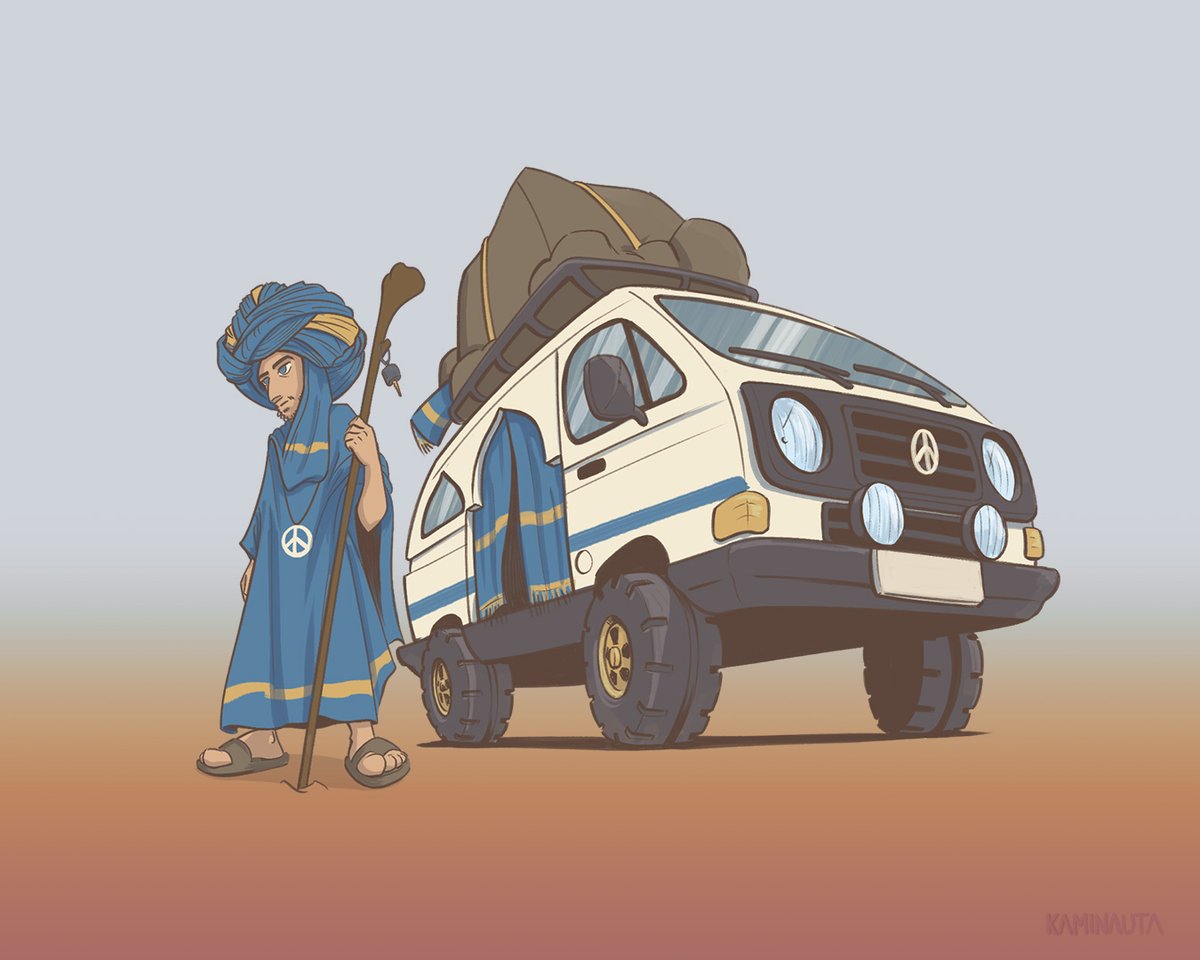 Un verdadero #nómada en su #furgoneta. Creación de personaje y vehículo desde diferentes perspectivas.
#Nomad #camper #Campervan