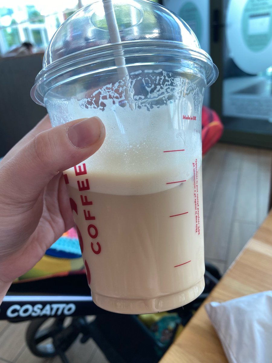 SarahBarnett88's tweet photo. @CostaCoffee Seriously? £3.55 for this undrinkable swill from one of your Express machines? It had barely any coffee in and was revolting - just syrup and milk! Won’t be using one of them again, I couldn’t drink it https://t.co/4I1hG6TMfh