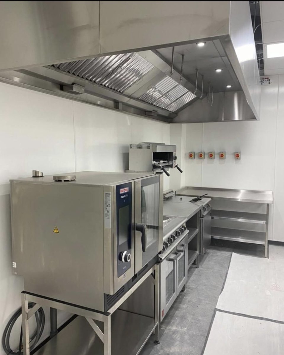 A few of our favourite kitchen extract systems installed by us over the last 2 years. Contact us for any kitchen ventilation or extraction work you may need on any future projects. Telephone: 01706 212 227. #manufacturing #projects #extractioncanopies #fans #ductwork
