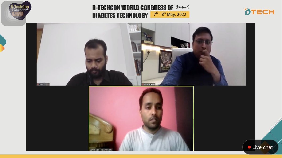 DTechCon's tweet photo. Kamran Alam @JeevamH Talked at DtechCon2022 about Root Cause Approach to treat Thyroid conditions
Moderated By: Tushar Anil Sadhu
Chaired by: Dr. Amit Gupta & Dr. Ami Sanghvi @dramitaol @dramisanghvi @startupindia
Attend Live: https://t.co/JCIjHVho63
#Dtech #DtechCon2022 https://t.co/K6BFclI0Xy