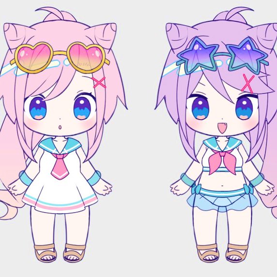 ガブエルちゃんの着せ替え遊びしてる👗👙むっちゃタノシ〜 