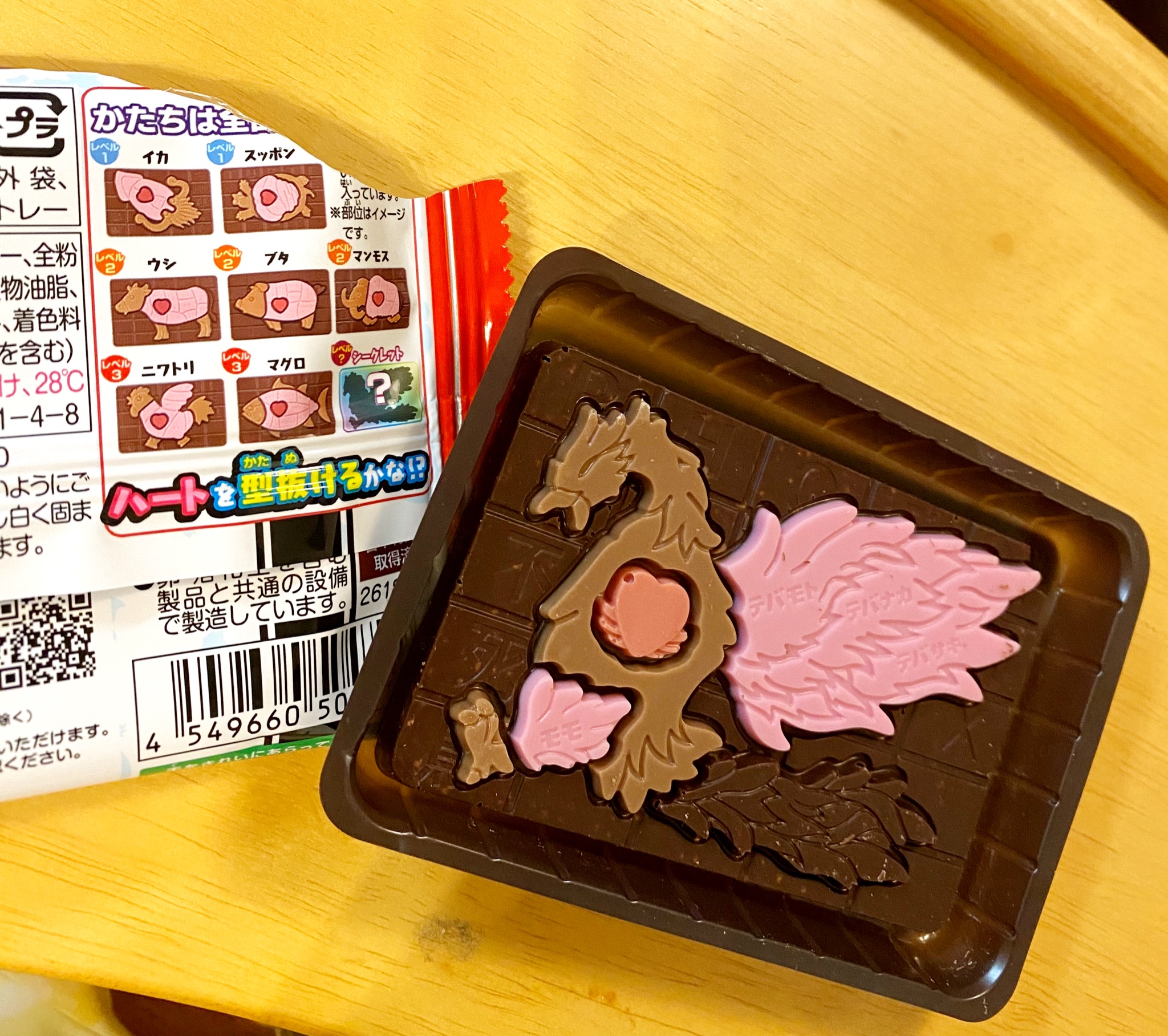 ロムヨン キャラパキ解体図鑑 うぉー シークレット出たー 火の鳥 かな テバモト テバサキ ふむふむなるほど 笑 チョコレート T Co Yqc0stbqba Twitter