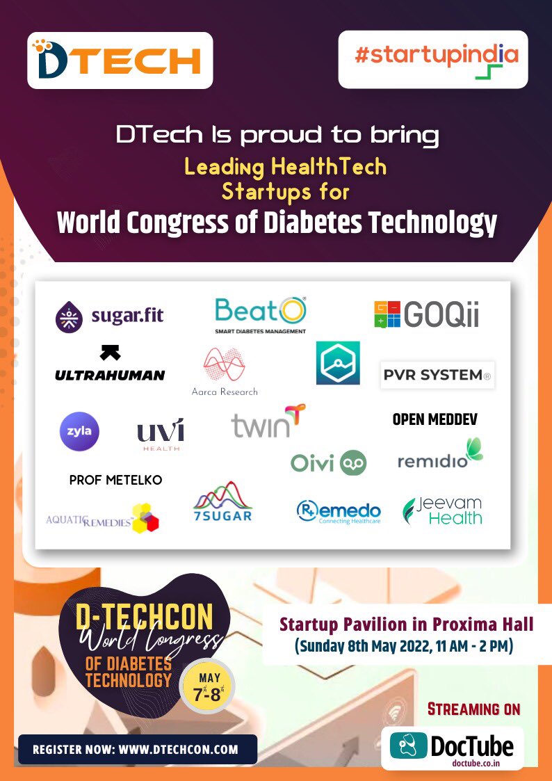 DTechCon's tweet photo. Adhi Kesarla Talked at DtechCon2022 about Empowering Doctors for superior clinical outcomes
Moderated By: Tushar Anil Sadhu
Chaired by: Dr. Amit Gupta & Dr. Ami Sanghvi @dramitaol @dramisanghvi @startupindia
Attend Live: https://t.co/JCIjHVyr83
#Dtech #DtechCon2022 #healthTech https://t.co/1XzPlQd7GJ