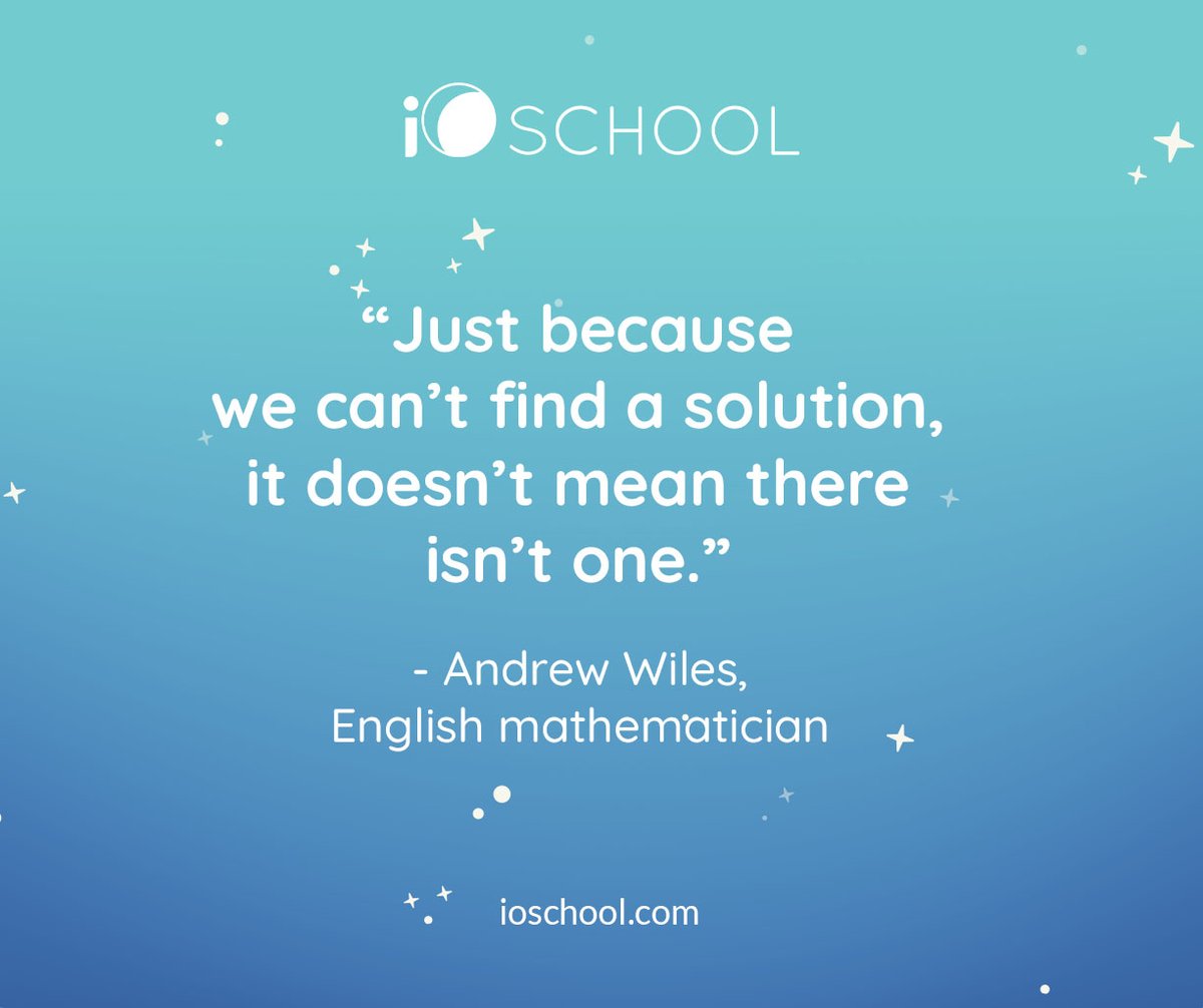 ioschoolinc's tweet photo. Never give up! Try again till you find the solution you are looking for. Be it in Math or in life. 

#nevergiveup #ioschool #commoncorestatestandards #educationalapp https://t.co/ZmQAQ0KJnl