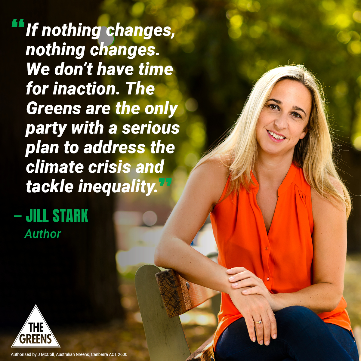 EmilyKBrewin's tweet photo. If we elect three Greens senators on May 21st, this group (combined with the existing Greens) will have the balance of power and the ability to drive real climate policy change.
Join #WritersForClimate in supporting the @theaussiegreens this election. https://t.co/XcEv5A8IPK