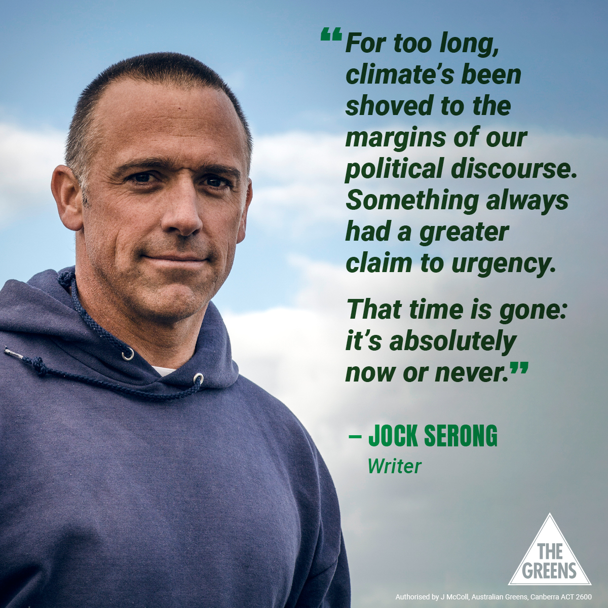 EmilyKBrewin's tweet photo. If we elect three Greens senators on May 21st, this group (combined with the existing Greens) will have the balance of power and the ability to drive real climate policy change.
Join #WritersForClimate in supporting the @theaussiegreens this election. https://t.co/XcEv5A8IPK