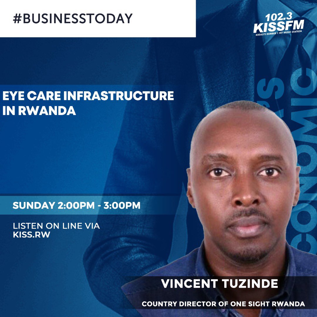 Tune in to listen to our story and how we are helping Rwandans live better and fruitful lives … 

#VisionForAll 
#OneSightRwanda