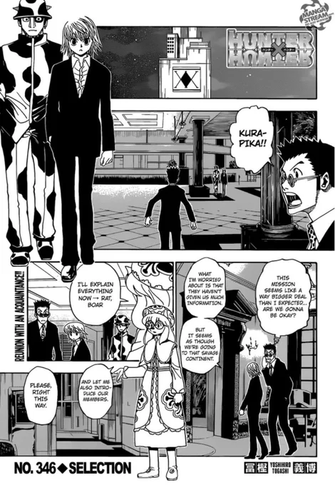 Not saying leorio should've ran to hug him like how people in airports do but I'm also not not saying that.... 