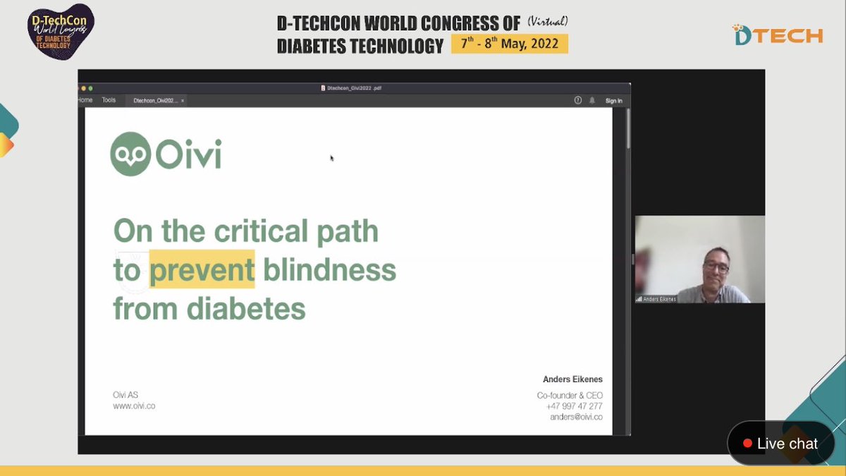 DTechCon's tweet photo. Anders Eikenes Talked at DtechCon2022 about Role of AI in diagnosing Diabetic Retinopathy
Moderated By: Tushar Anil Sadhu
Chaired by: Dr. Amit Gupta & Dr. Ami Sanghvi @dramitaol @dramisanghvi
Attend Live: https://t.co/JCIjHVho63
#Dtech #DtechCon2022 https://t.co/ArTZEIbSBZ