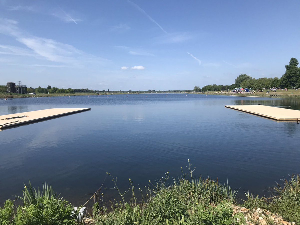 SlatfordRussell's tweet photo. Good luck to all @BCSrow racing at the Ball Cup at Dorney lake, today. Beautiful conditions. All crews, so far... have made their finals. Well done. @BCSPrep @BCS_Senior @BCSsport @ChristchurchRow https://t.co/k8Y7DM8wbq