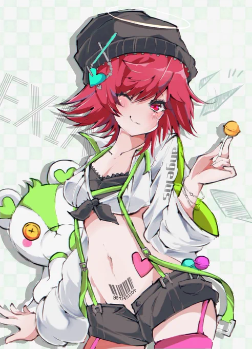 エクシアとモスティマ(ネップリ用創作衣装👗)
#アークナイツ #Arknights #明日方舟 
