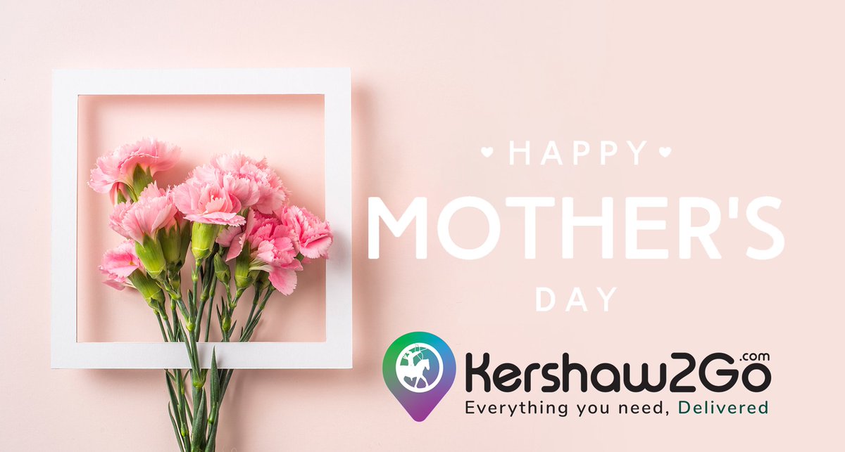 Happy Mother's Day!  Treat Mom to something real nice by ordering in. Get it delivered right to the door!. Use code MOM22 for $10 off your $30 or more order.

kershaw2go.com/restaurant 🚗 🥘

#kc2go #kershaw2go #kcdelivers #mothersday