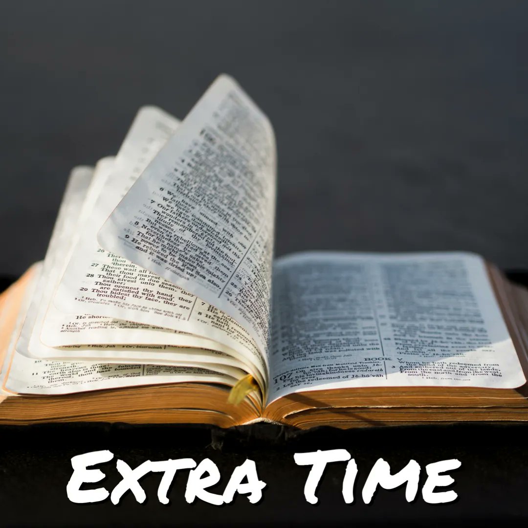 TCMLincoln's tweet photo. It’s Extra Time at 5pm this Sunday. Join us on zoom to dig deeper in to the bible. Send us a message for more details. https://t.co/tRKM45eFwN