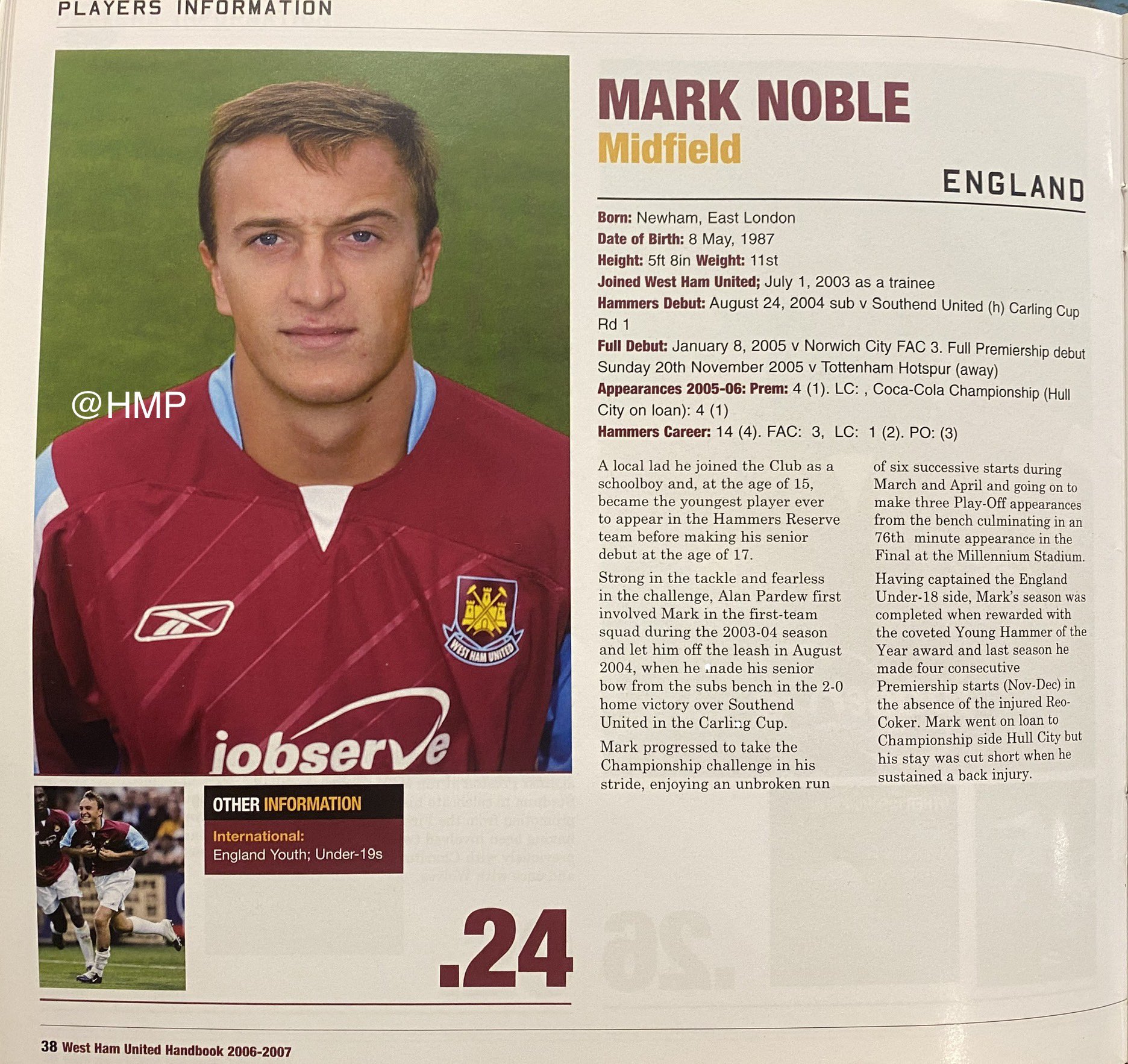 Happy 35th Birthday to our captain Mark Noble,many happy returns,hope you have a great day!        