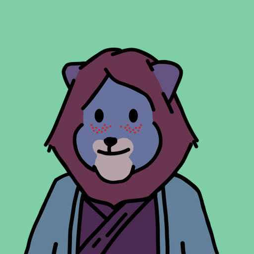 Feeling blue but smiling outside...you're not the only one. Come meditate with Blue Beau

#NFTfamily #ROAR #BestWealthIsHealth