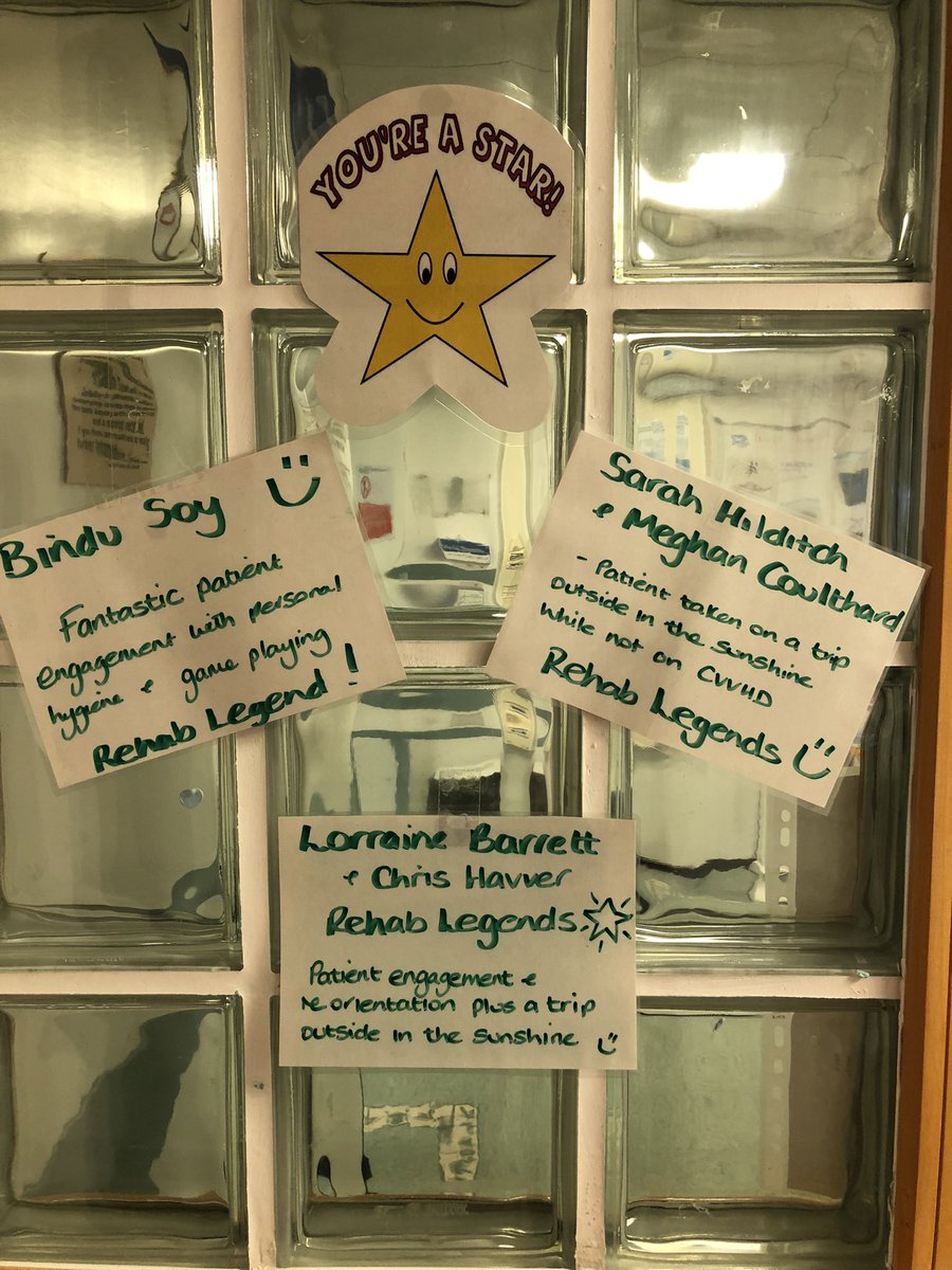 It’s been a great morning on the Critical Care Department @QEGateshead 
It’s all about the rehab…patient engagement, support and reorientation…trips outside and game play have had a positive effects on both patients &amp; staff #CCD #team #rehab #patientexperience @Lawley_Susie