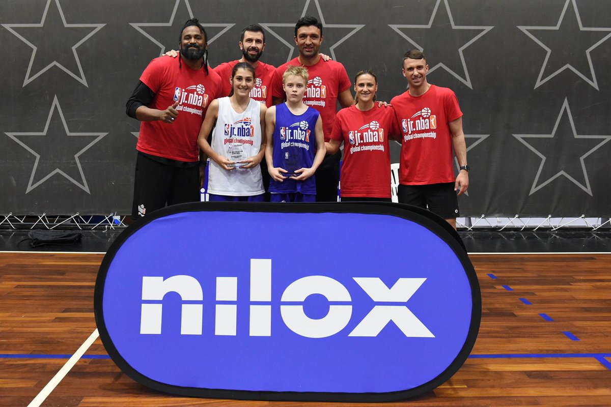 NBAItalia's tweet photo. 👏 🎯 complimenti a Fleur Gamal e Ravio Kudrjavcevs per aver vinto la shooting competition presentata da @NiloxOfficial!

#JrNBACamp https://t.co/XDGdH4vjMA